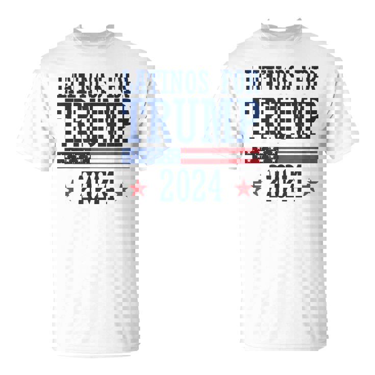 Latinos Para Trump 2024 Elecciones Presidenciales Republicanas Camiseta unisex