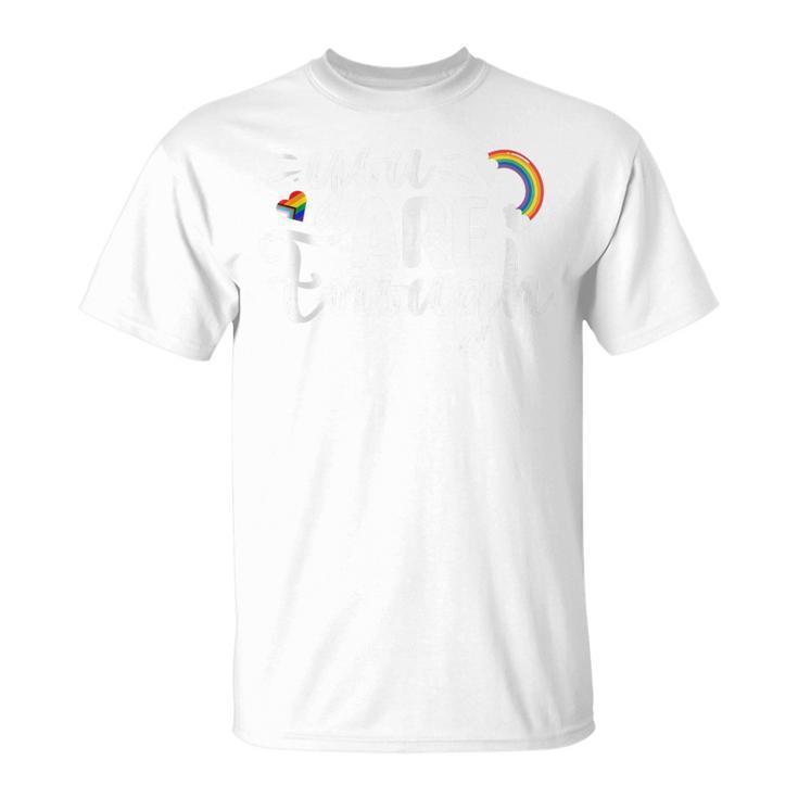 Lgbtq You Are Enough Rainbow T-Shirt