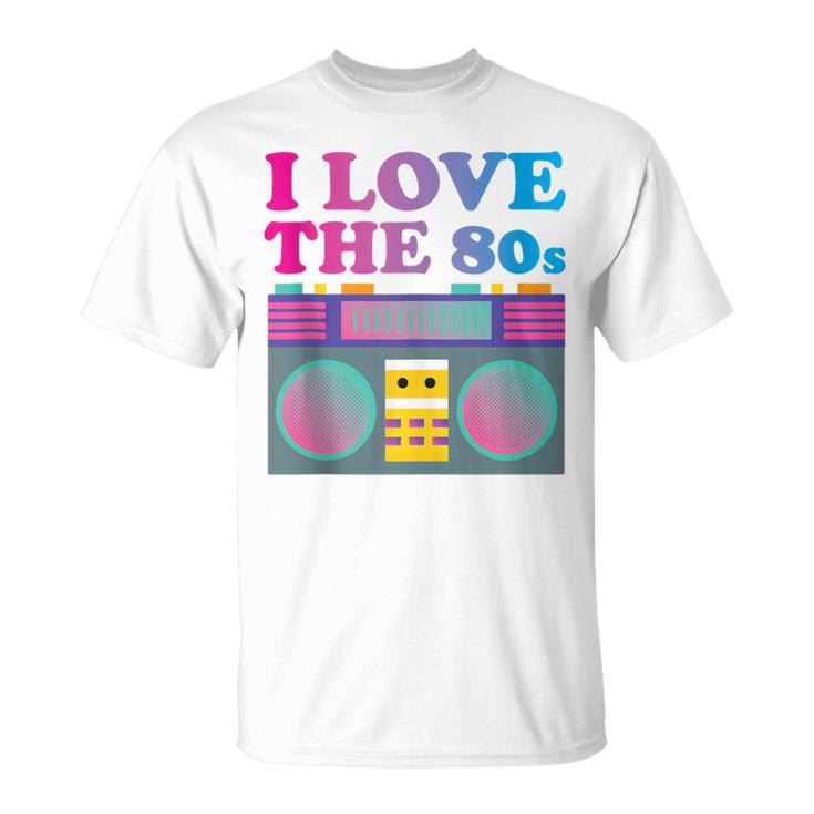 I Love The Eighties This Is My 80S Costume Vintage Retro T-Shirt