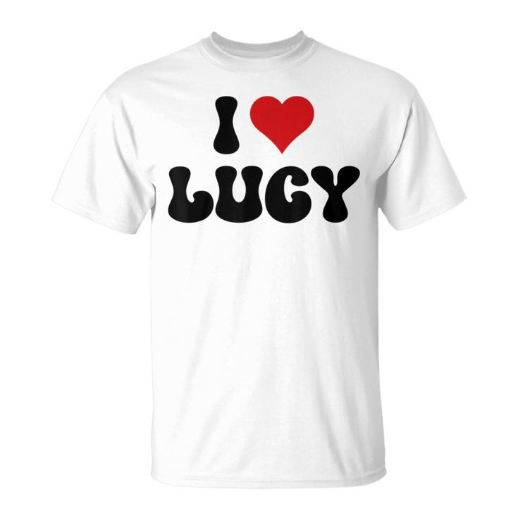 I Love Lucy I Heart Lucy Valentine's Day T-Shirt