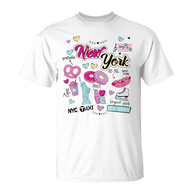 I Love New York New York City Illustration Graphic s T-Shirt