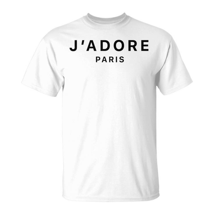 I Love Paris J-Adore Paris White Graphic T-Shirt