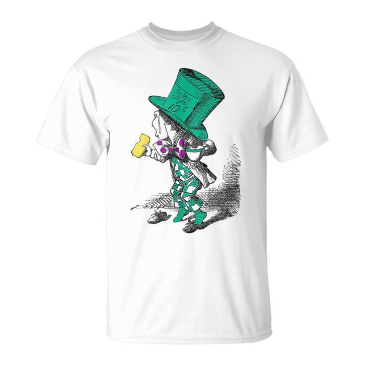 Mad Hatter Vintage Alice Tea And Snack T-Shirt