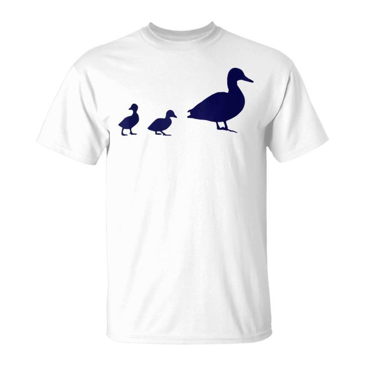 Mama Duck 2 Ducklings Animal Family B T-Shirt