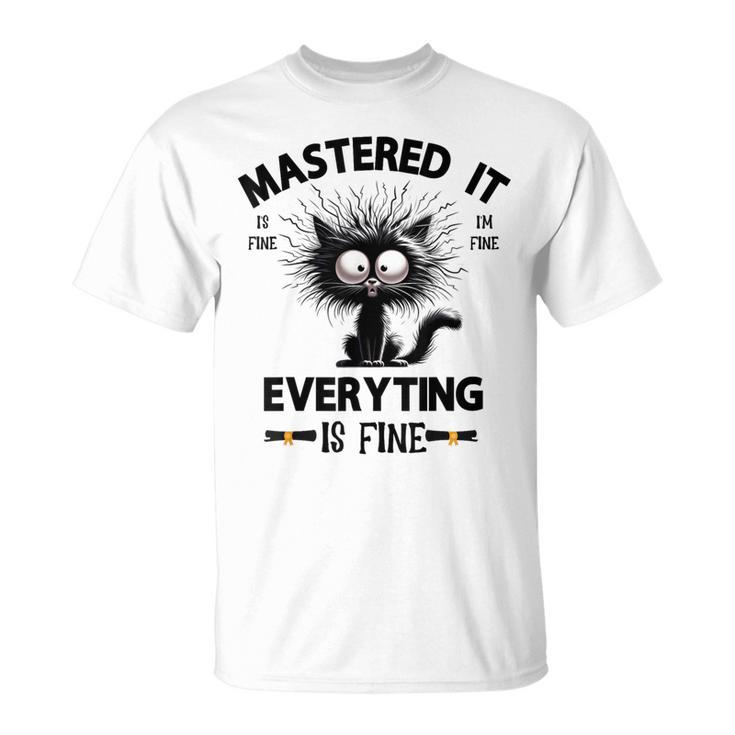 Masters Mastered It Graduate Master Degree Graduation T-Shirt