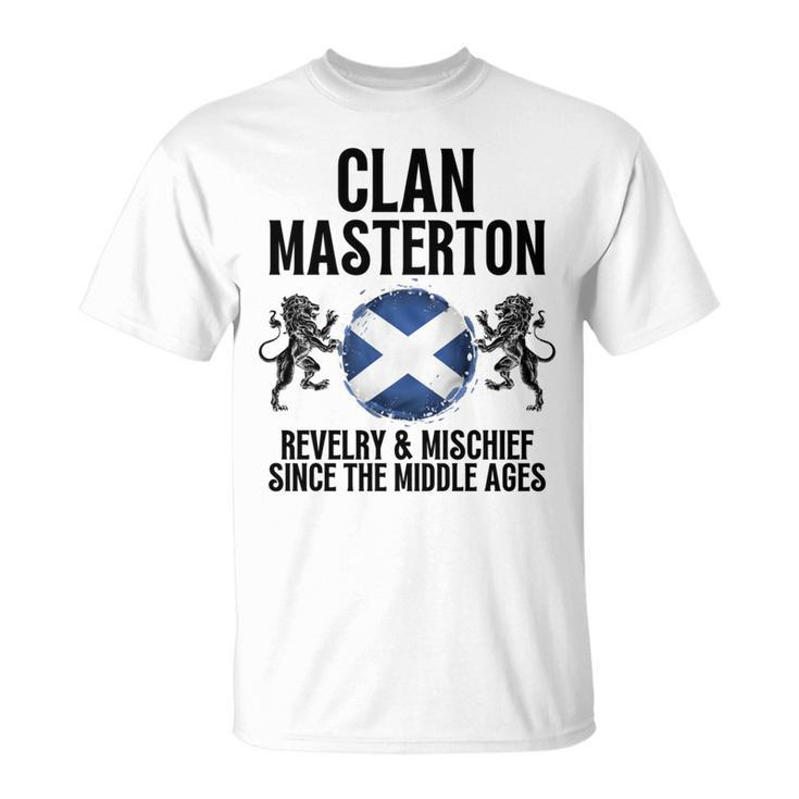 Masterton Clan Scottish Family Name Scotland Heraldry T-Shirt
