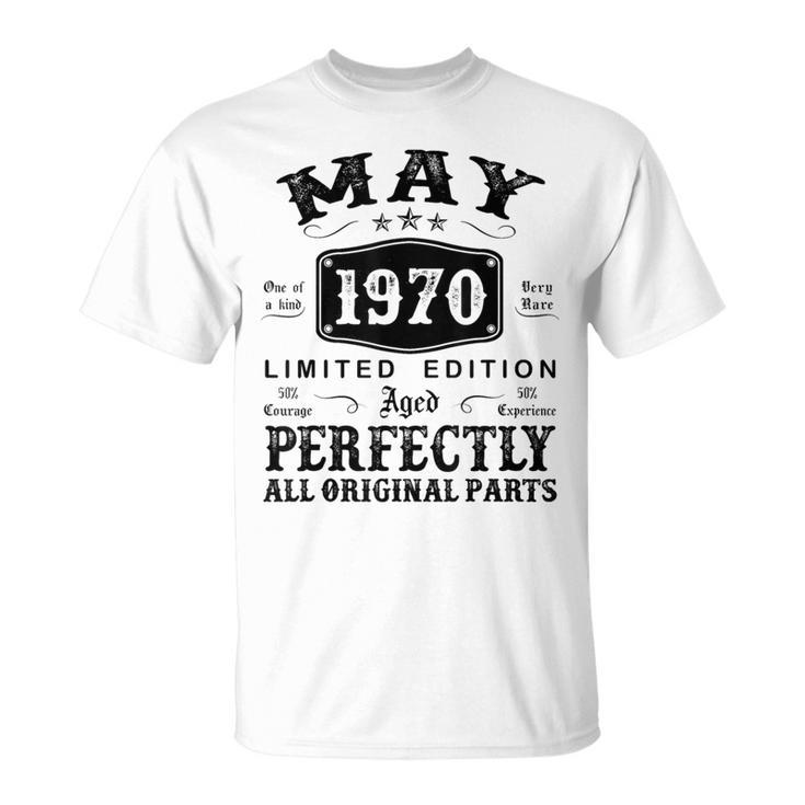 Mayo 1970 Regalos 54 Años Cumpleaños Hombre Hecho En 1970 Camiseta unisex