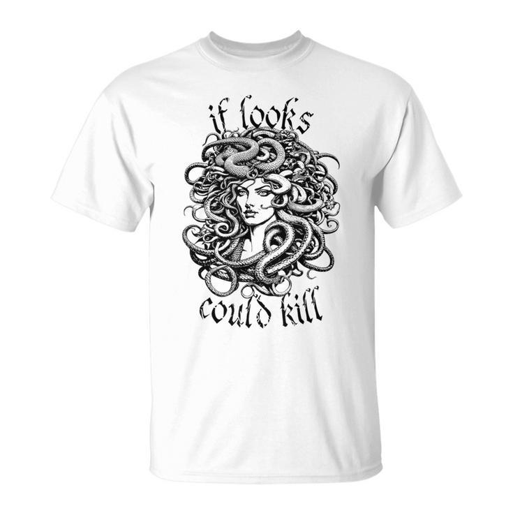 Medusa Greek Mythology Gorgon Pun T-Shirt