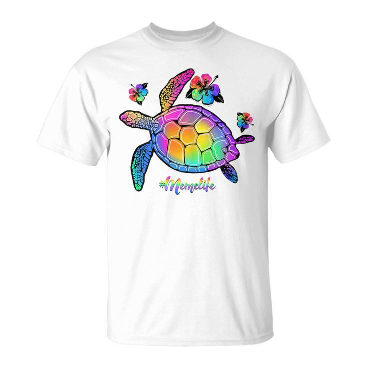 Meme Turtle Meme Life Sea Turtle T-Shirt