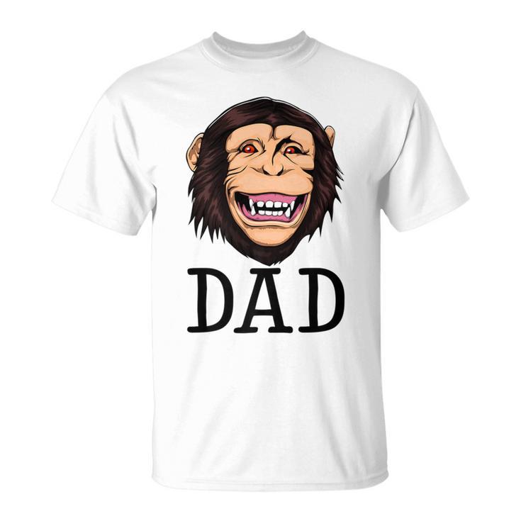 Monkey Dad Animal Jungle Humorous T-Shirt