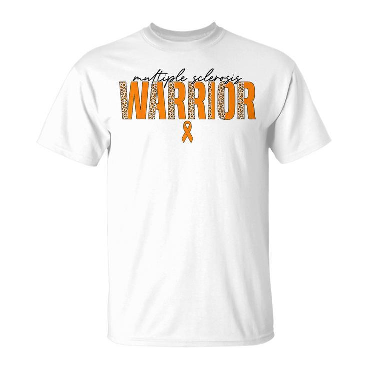 Multiple Sclerosis Warrior Ms Multiple Sclerosis Awareness T-Shirt