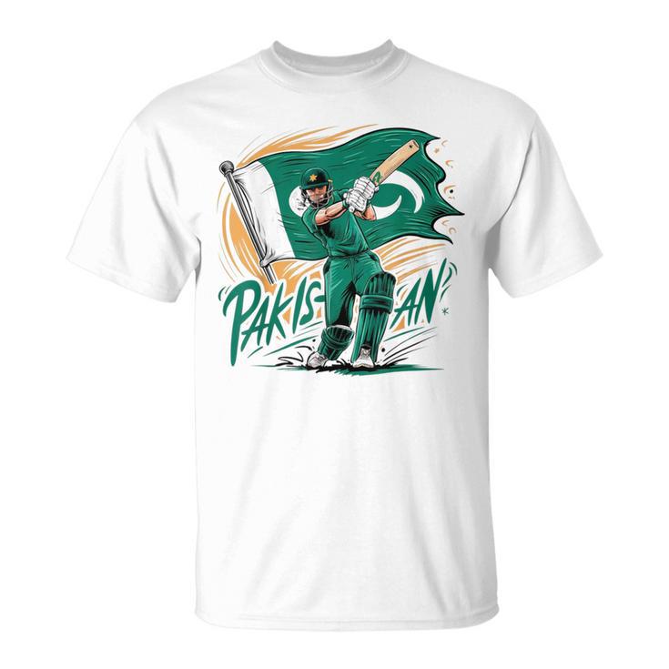 Pakistan Cricket Jersey 2024 Cricket Flag Of Pakistan Tank T-Shirt