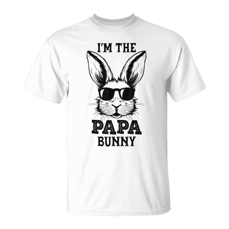 Papa Bunny Matching Family Group Easter Day T-Shirt