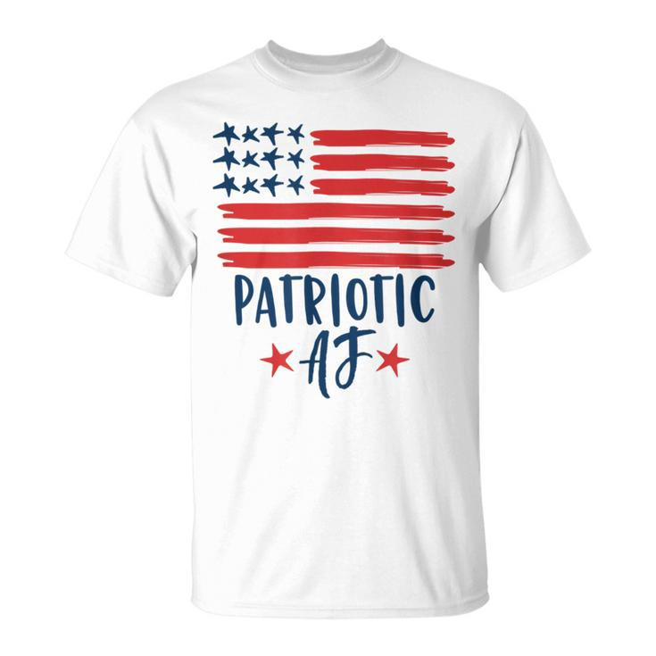 Patriotic Af American Flag 4Th Of July Men T-Shirt