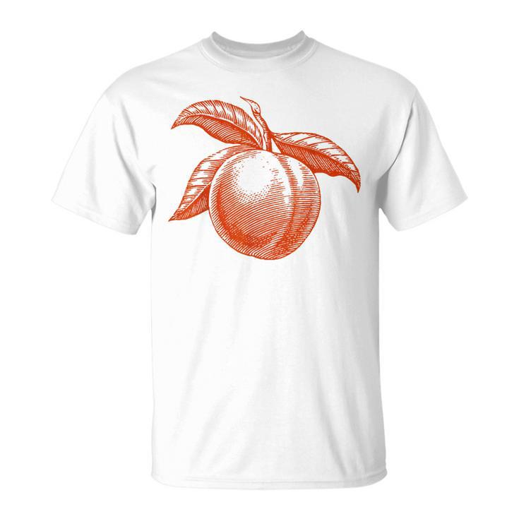 Peach Fruit Vintage Graphic Peach T-Shirt