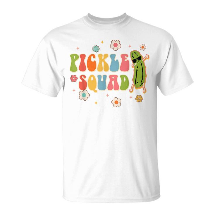 Pickle Squad Bridesmaid Bride Babe Bachelorette Matching T-Shirt