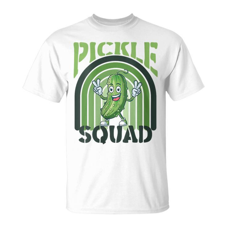 Pickle Squad Foodie For Pickle Fanatics T-Shirt