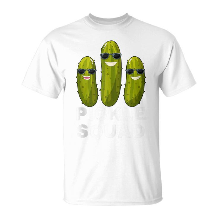 Pickle Squad Vegan Dill Pickle Costume Adult Pickle Squad T-Shirt