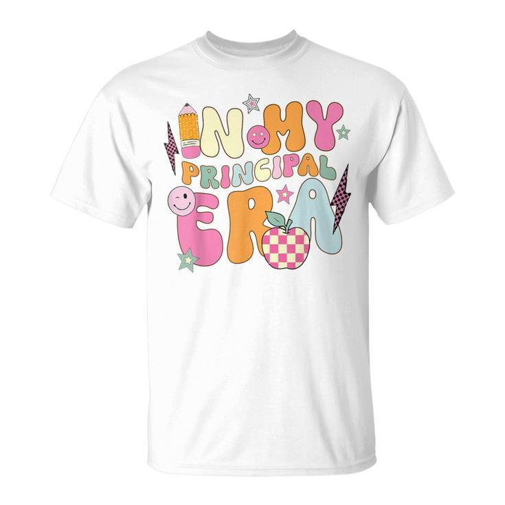In My Principal Era Back To School First Day T-Shirt