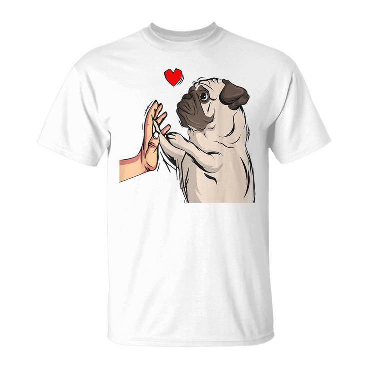 Pug Love Dog Holder Idea T-Shirt