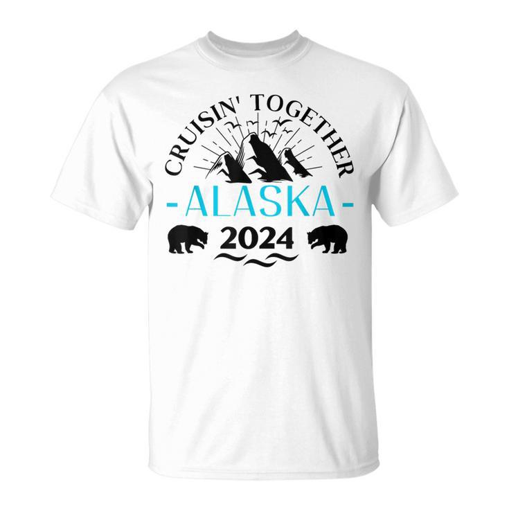 Retro Alaska Cruise 2024 Family Cruise 2024 Family Matching T-Shirt