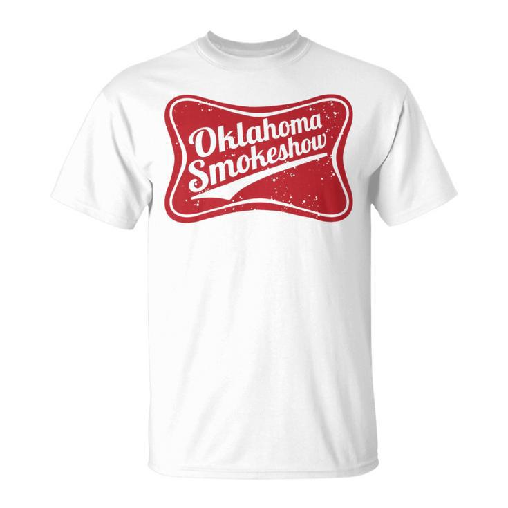 Retro Cowgirl Oklahoma Smokeshow Small Town Western Country T-Shirt