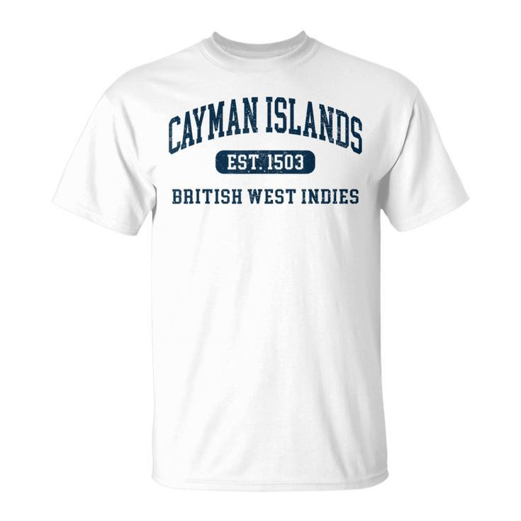 Retro Grand Cayman Islands 1503 Vintage Vacation Souvenir T-Shirt