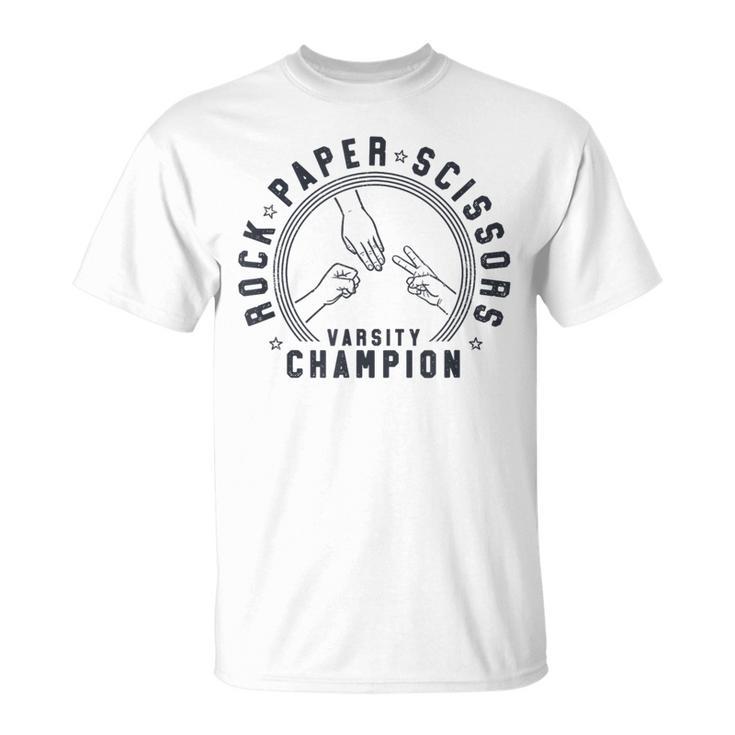 Rock Paper Scissors Champion T-Shirt