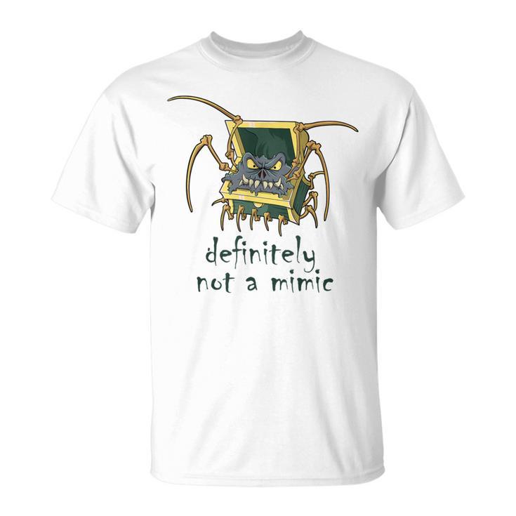 Roleplaying Meme Rpg Mimic Meme Joke Creature Illustration T-Shirt