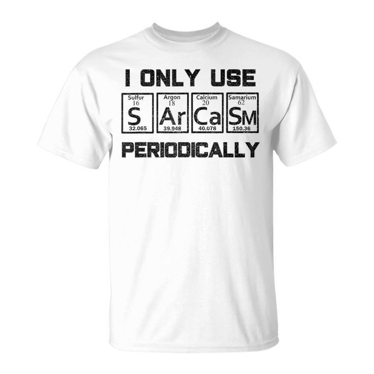 Sarcasm Periodic Table Element Science Joke T-Shirt