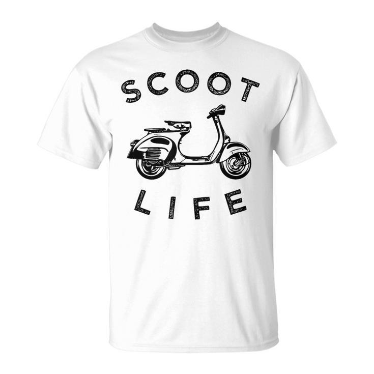 Scoot Life Scooter Fun Moped Graphic T-Shirt