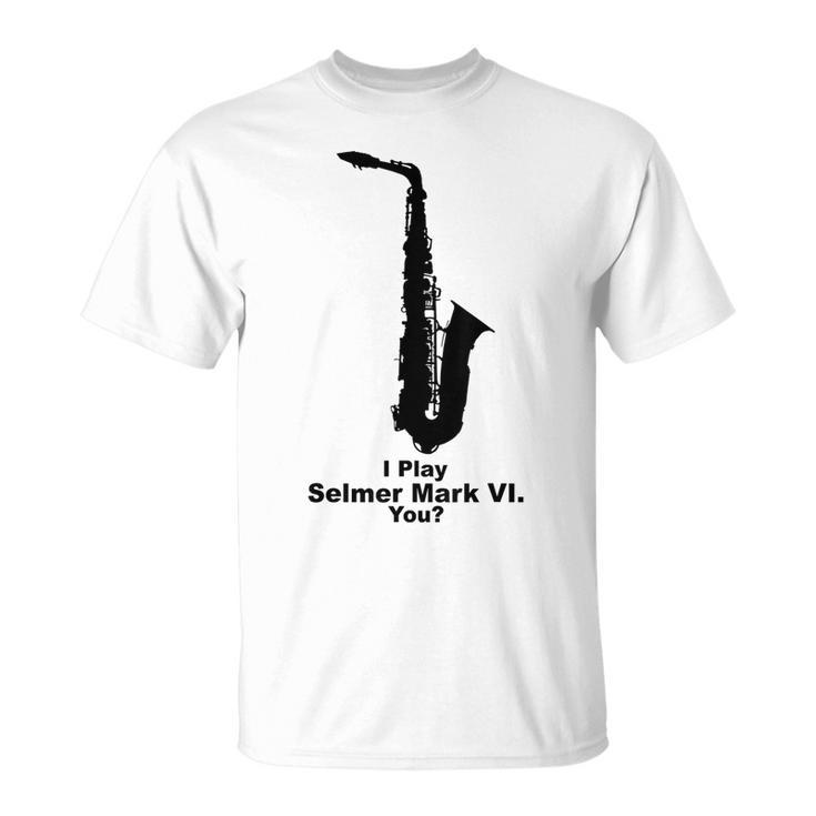 Selmer Mark Vi Saxophone Theme T-Shirt