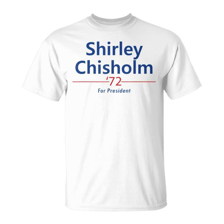 Shirley Chisholm For President 1972 Light T-Shirt