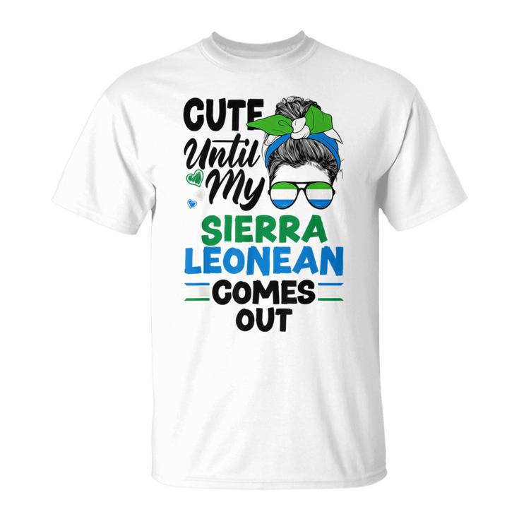 Sierra Leonean Sierre Leone Flag T-Shirt