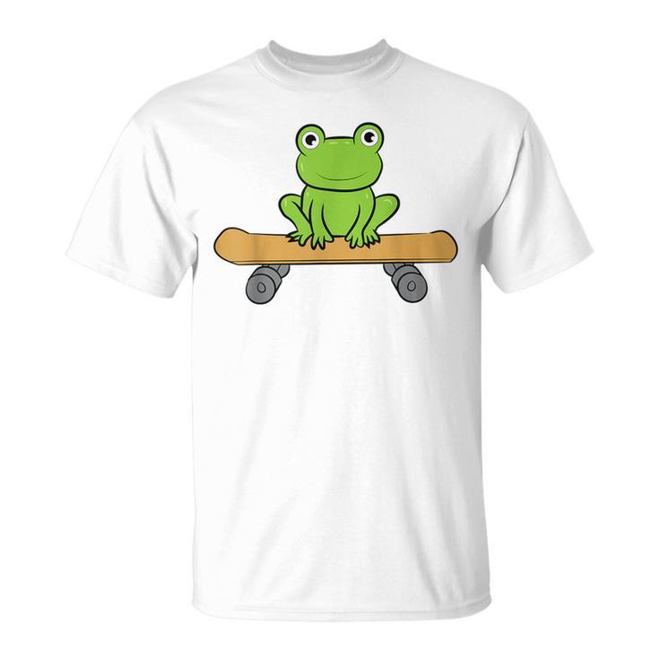 Skateboarding Frogs Skateboard Frogs T-Shirt