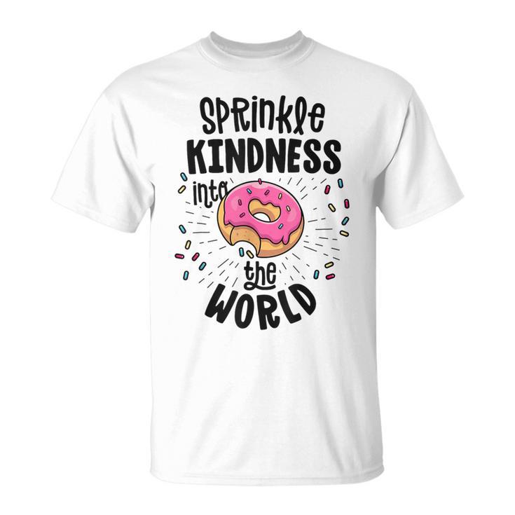 Sprinkle Kindness Like Confetti Donut Anti Bullying T-Shirt