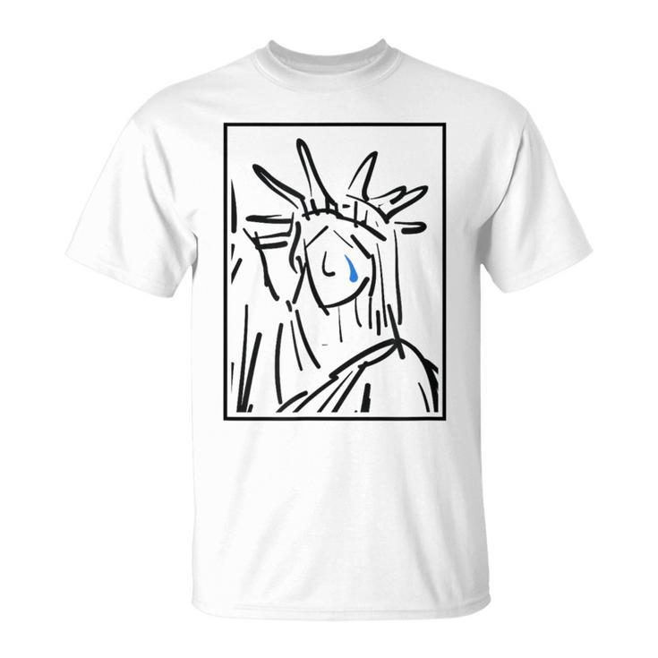 Statue Of Liberty Crying T-Shirt
