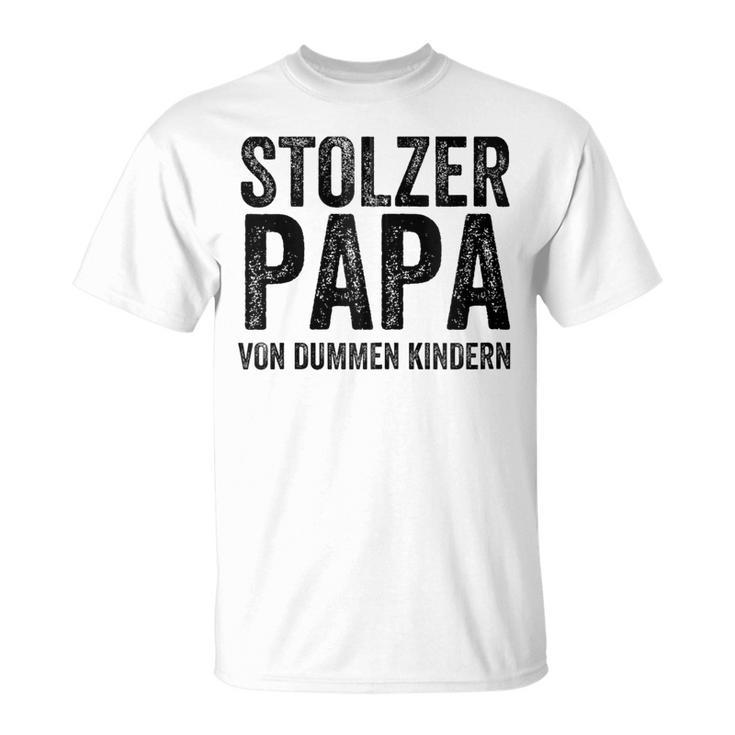 Stolzer Papaon Ein Paar Dummen Kindern Kapuzenjacke T-Shirt