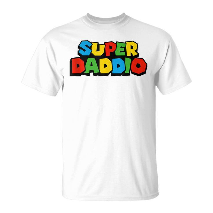 Super Daddio Video Game Father's Day T-Shirt