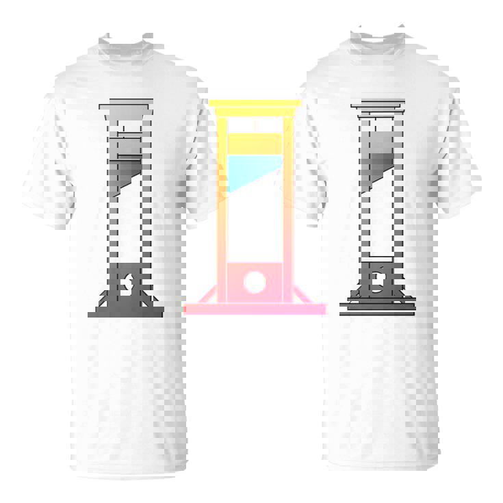 T-Shirt Guillotine Design, Tee Mode Révolution Française - Main Image