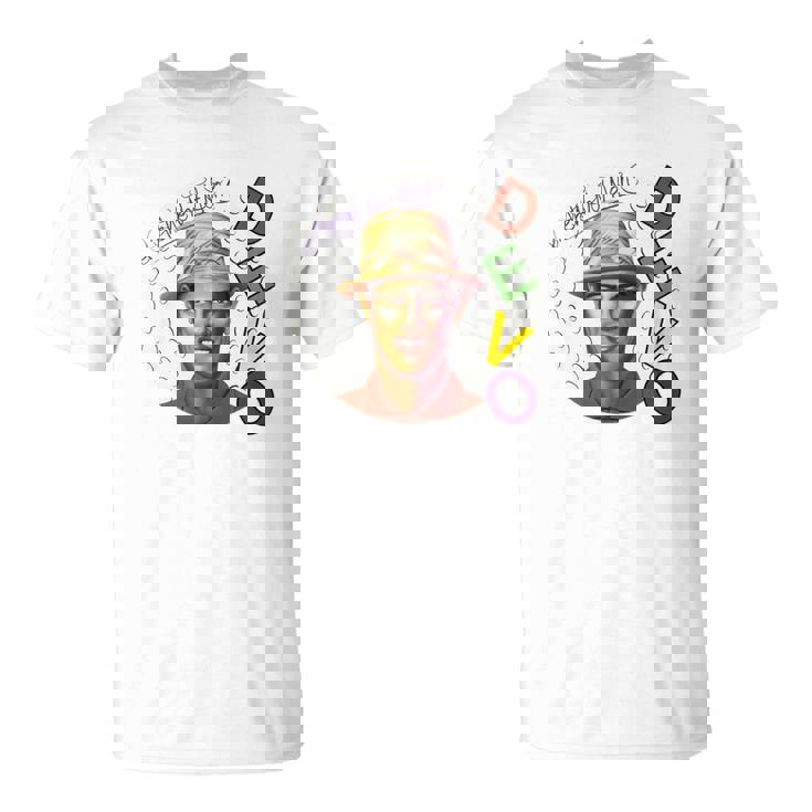 T-shirt Hommage à Devo Are We Not Men? Design New Wave