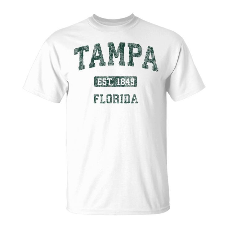 Tampa Florida Fl Vintage Athletic Sports T-Shirt