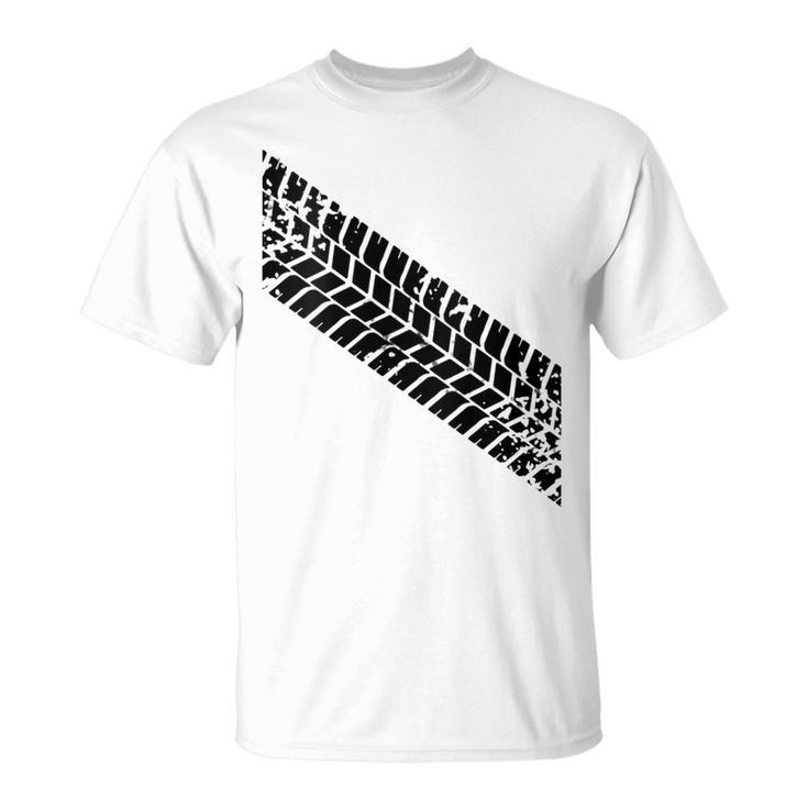 Tire Tread Mark Skid Tyre T-Shirt