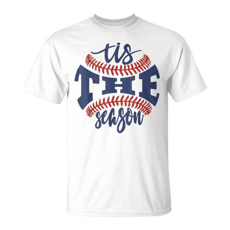Tis The Season Baseball Mom T-Shirt