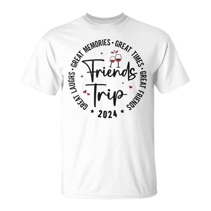 Trip Vacation 2024 Friends Matching Group T-Shirt