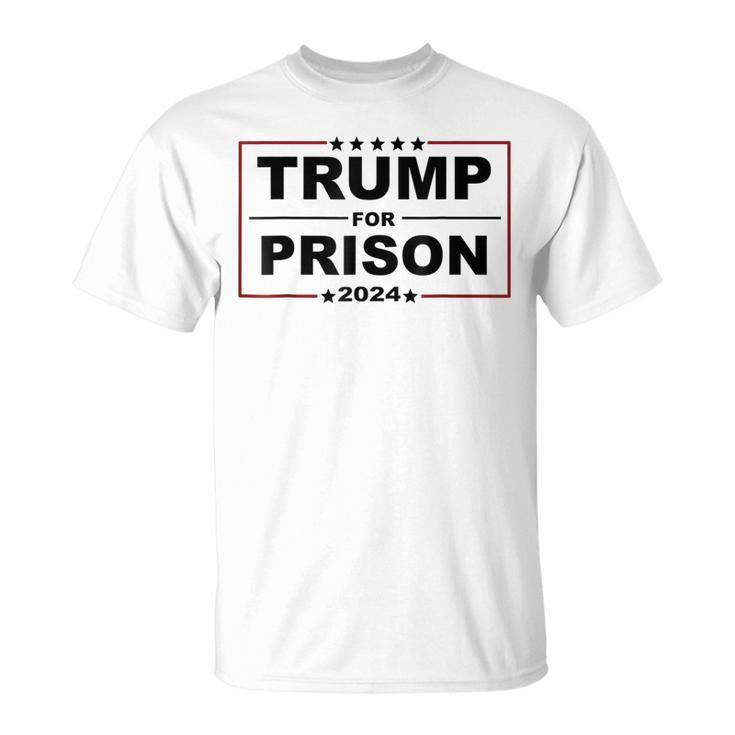 Trump For Prison 2024 Support Trump 4Th Of July T-Shirt