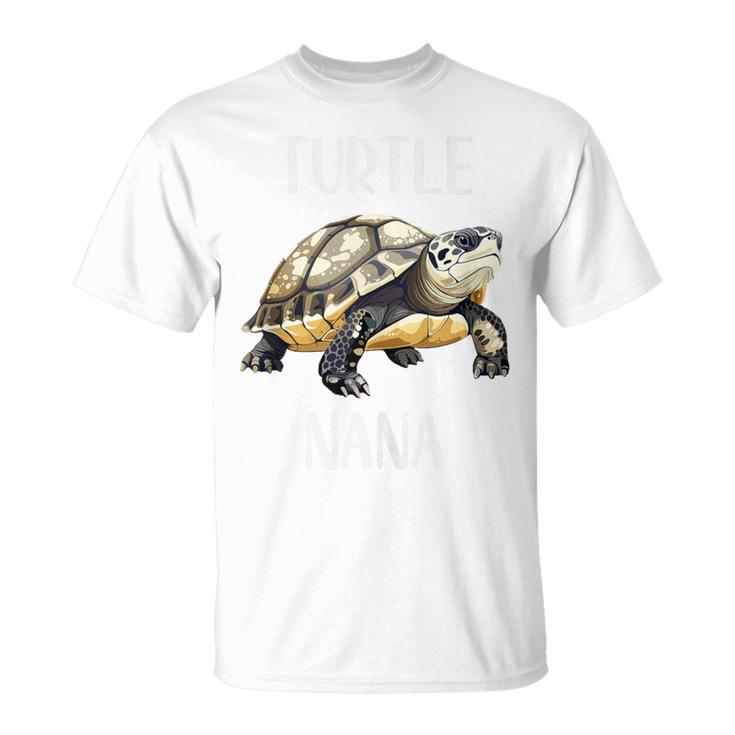 Turtle Nana Animals Lover Grandma T-Shirt