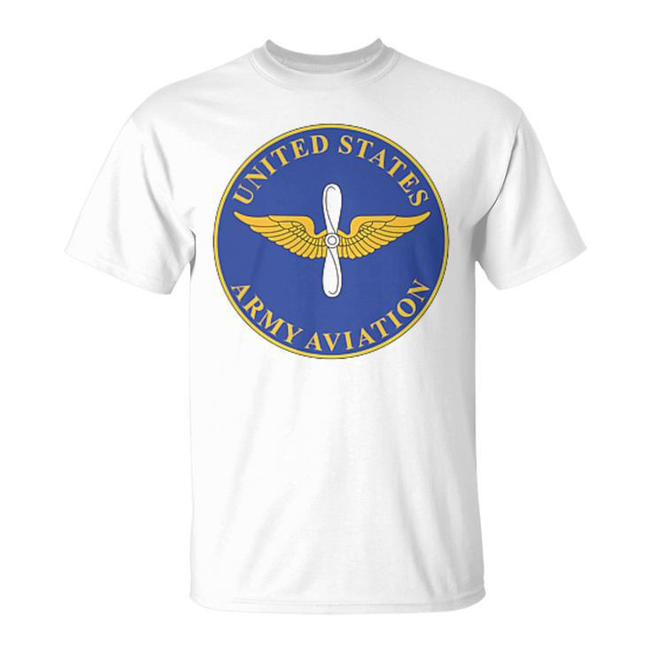 US Army Aviation Branch Insignia Veteran Veterans Day T-Shirt