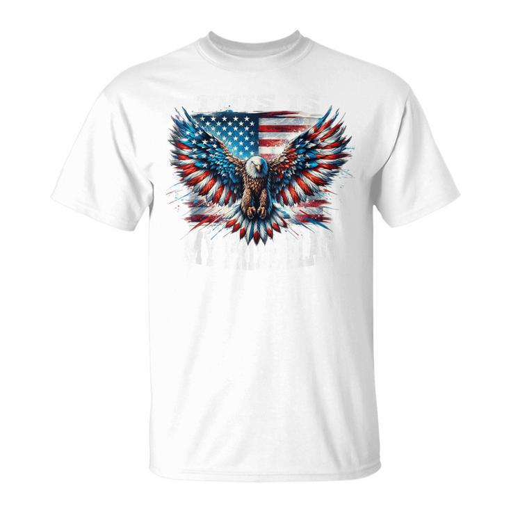 Usa Patriotic American Flag Usa Eagle Flag 4Th Of July T-Shirt