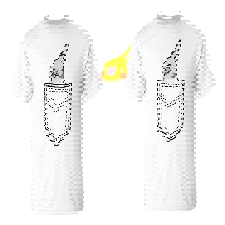 Vêtement De Calopsitte Amusant Mignon Calopsitte De Poche Perroquet T-Shirt